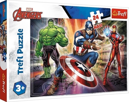 Изображение Trefl Puzzle 24 Maxi W wiecie Avengersów