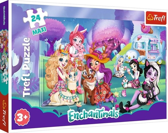 Изображение Trefl Puzzle 24 maxi Wesoy wiat Enchantimals