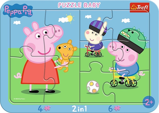 Изображение Trefl PUZZLE 4,6EL TREFL 80021 WESOLA SWINKA PEPPA FOL