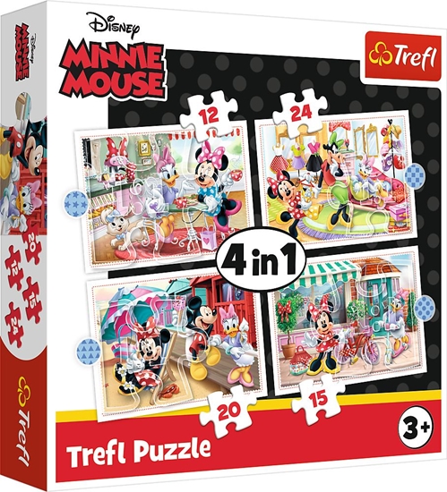 Picture of Trefl Puzzle 4w1 Minnie z przyjaciómi (34355)