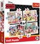 Изображение Trefl Puzzle 4w1 Minnie z przyjaciómi (34355)