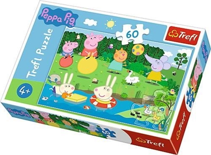Picture of Trefl Puzzle 60 el. winka Peppa Wakacyjna zabawa