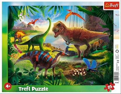 Изображение Trefl Puzzle ramkowe 25 Dinozaury TREFL