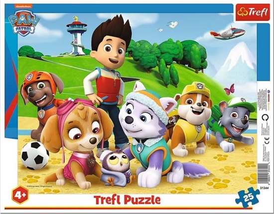 Изображение Trefl Puzzle ramkowe 25 Psi Patrol na tropie TREFL