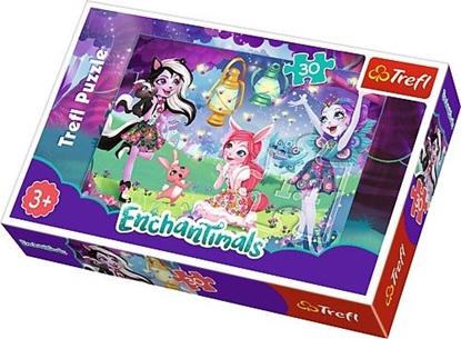 Picture of Trefl Puzzle, 30 elementów - Enchantimals, Magiczny świat Enchantimals