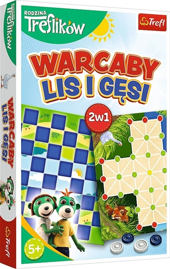 Picture of Trefl Warcaby Lis i Gsi - Rodzina Treflików 02301 Trefl