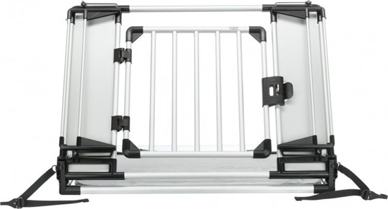 Picture of Trixie Barierka do baganika samochodowego, srebrna/czarna, 94114 × 69 cm, regulowana