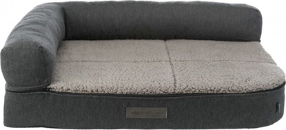 Attēls no Trixie Bendson Vital, sofa, dla psa/kota, prostokątna, ciemnoszare/jasnoszare, 80x60cm