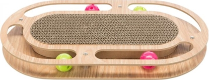 Picture of Trixie Drapak kartonowy z zabawkami, drewno/karton, z kocimitk