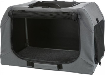 Picture of Trixie Easy Soft Kennel, buda domowa dla psa, szara, XSS: 50 × 33 × 36 cm