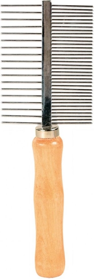 Изображение Trixie GRZEBIE DWUSTRONY REDNIE/SZEROKO ROZSTAWIONE ZBY 17cm