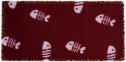 Attēls no Trixie KOC 100x70cm BORDO W BIAE RYBY