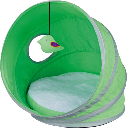 Attēls no Trixie Legowisko zamknite Neva - Zielono-biae 38 × 40 cm