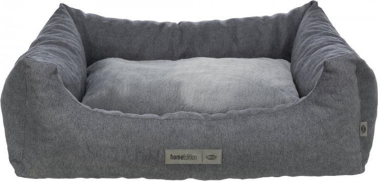 Изображение Trixie Liano, legowisko, dla psa/kota, tkanina/plusz, prostoktne, szare, 80x60 cm