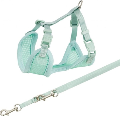 Изображение Trixie Mikkie szelki dla szczenit ze smycz Junior, 2634 cm/10 mm, 2.00 m, kolor mitowy