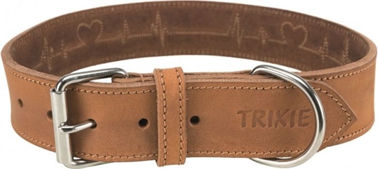Picture of Trixie Obroa Rustic Heartbeat z grubej skóry, M: 3847 cm/40 mm, brzowa