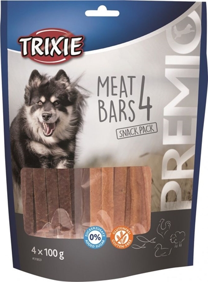 Picture of Trixie Przysmaki PREMIO 4 Meat Bars, kurczak, kaczka, jagnicina, oso, 4 × 100 g