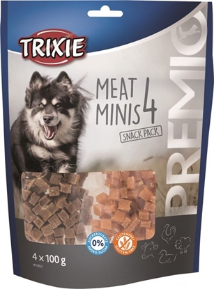 Picture of Trixie Przysmaki PREMIO 4 Meat Minis, kurczak, kaczka, woowina, jagnicina, 4 × 100 g