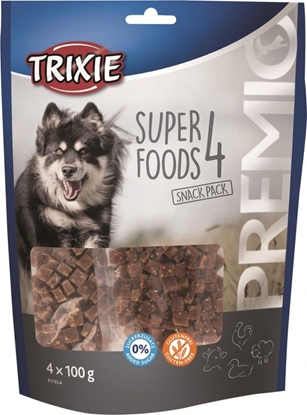 Picture of Trixie Przysmaki PREMIO 4 Superfoods, kurczak, kaczka, woowina, jagnicina, 4 × 100 g