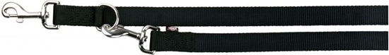 Picture of Trixie Smycz Premium regulowana podwójna - Czarna 2mx10mm