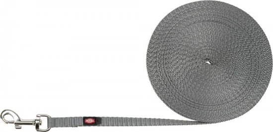 Изображение Trixie Smycz treningowa, dla maych psów, grafit, tama parciana, XSS: 10 m/10 mm, bardzo lekka