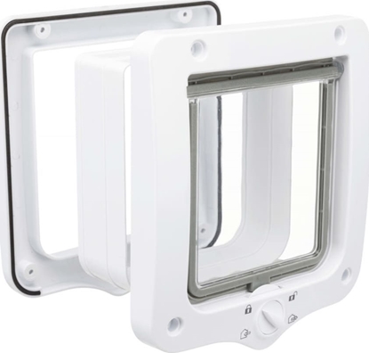 Attēls no Trixie Drzwiczki dla kota z 4 formami zamknicia, 2 tunele, biae