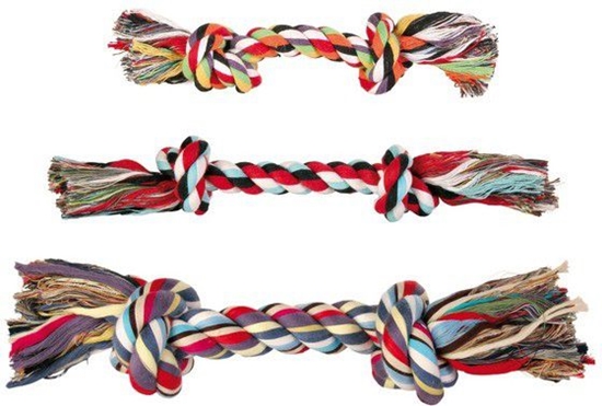 Picture of Trixie ZABAWKA SZNUR BAWENIANY 20cm KOLOR