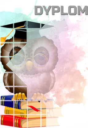 Изображение Tryumf Dyplom papierowy - sowa (25 szt.)