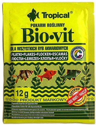 Изображение Tropical Bio-Vit pokarm rolinny dla rybek 12g