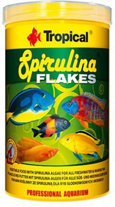 Изображение Tropical Spirulina Flakes pokarm rolinny dla ryb 100ml