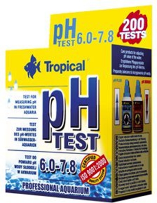 Изображение Tropical Test pH 6.0-7.8 Tropical 200 szt.
