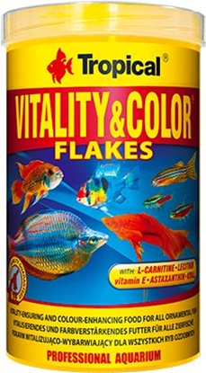 Изображение Tropical Vitality&Color pokarm witalizujco-wybarwiajcy dla ryb 1000ml/200g