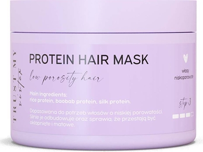 Изображение Trust Protein Hair Mask proteinowa maska do włosów niskoporowatych 150g