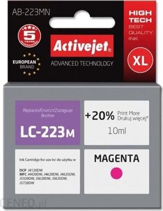 Attēls no Tusz Activejet tusz AB-223MN Supreme / LC223M (magenta)
