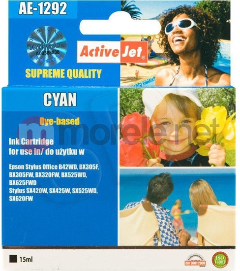 Picture of Tusz Activejet tusz AE-1292N / T1292 (cyan)
