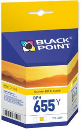 Изображение Tusz Black Point BPH655Y (Hp 655 CZ112AE) óty