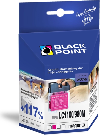 Изображение Tusz Black Point tusz BPBLC1100/980M / LC-1100M / LC-980M (magenta)
