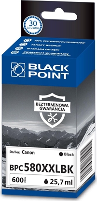Изображение Tusz Black Point Tusz BPC580XXLBK PGI-580PGBKXXL czarny