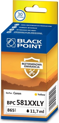 Изображение Tusz Black Point Tusz BPC581XXLY CLI-581YXXL Yellow