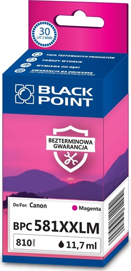 Изображение Tusz Black Point Tusz BPC581XXLM CLI-581MXXL Magenta