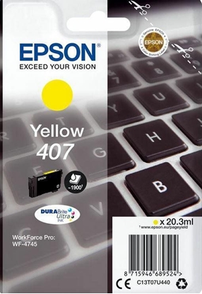 Attēls no Tusz Epson Epson Tusz Wf-4745 C13T07U440 Yellow 1900 Stron 20,3Ml