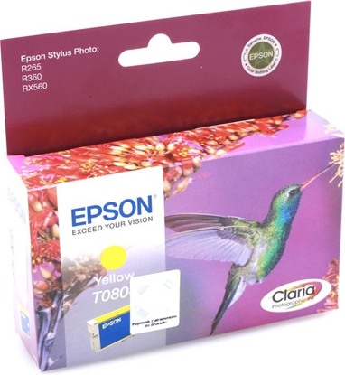 Picture of Tusz Epson tusz T0804 (C13T080440) Yellow