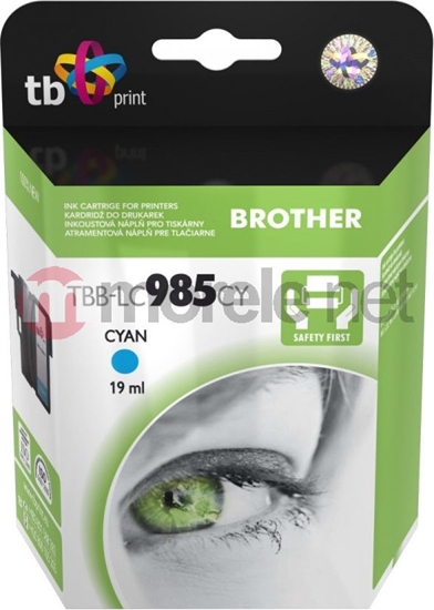 Picture of Tusz TB Print tusz TBB-LC985CY / LC-985C (cyan)
