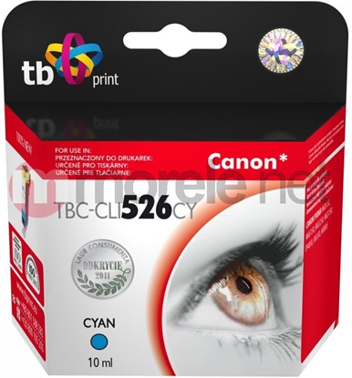 Picture of Tusz TB Print tusz TBC-CLI526CY / CLI-526Y (cyan)