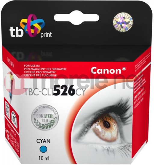 Picture of Tusz TB Print tusz TBC-CLI526CY / CLI-526Y (cyan)