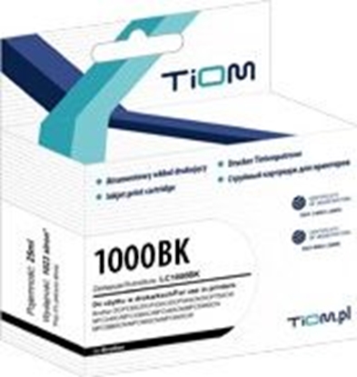 Picture of Tusz Tiom Tusz Tiom do Brother LC1100BK | DCP145/165C/185C/MFC250C I black