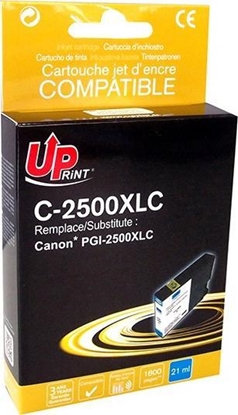 Attēls no Tusz UPrint UPrint kompatybilny ink / tusz z PGI 2500XL, cyan, 21ml, C-2500XLC, high capacity, dla Canon MAXIFY iB4050, MB5050, MB5350