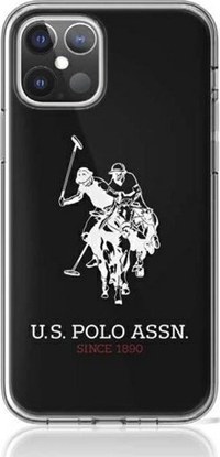 Picture of U.S. Polo Assn US Polo USHCP12LTPUHRBK iPhone 12 Pro Max 6,7" czarny/black Shiny Big Logo
