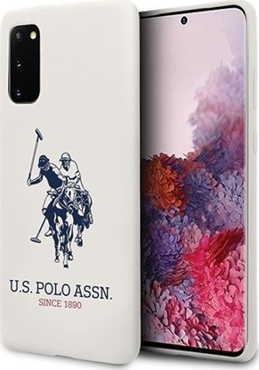 Attēls no U.S. Polo Assn US Polo USHCS62SLHRWH S20 G980 biały/white Silicone Collection