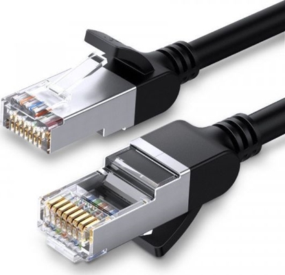 Attēls no Ugreen Kabel sieciowy UGREEN z metalowymi wtyczkami, Ethernet RJ45, Cat.6, UTP, 10m (czarny)